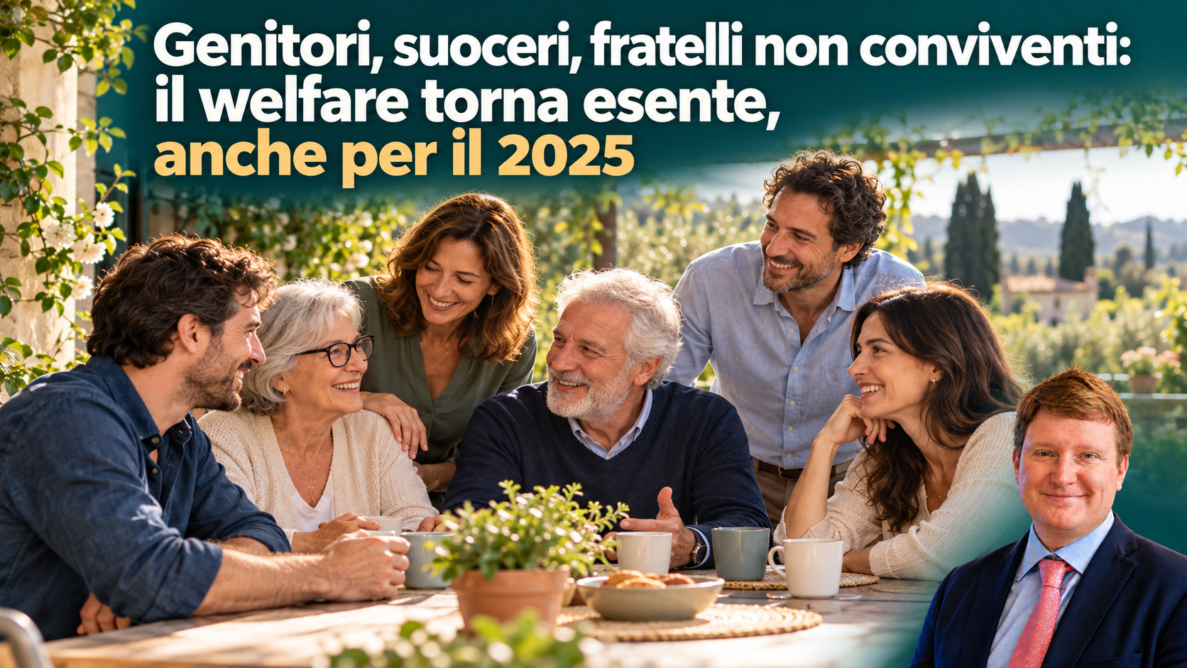 Genitori, suoceri, fratelli non conviventi: il welfare torna esente, anche per il 2025